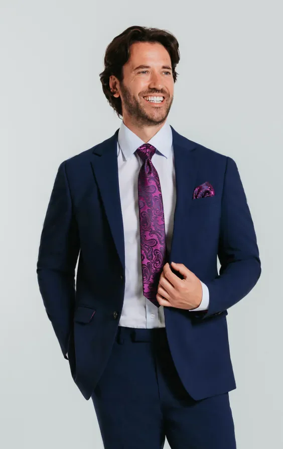 Blue Slim Fit Suit Jacket thumbnail 2
