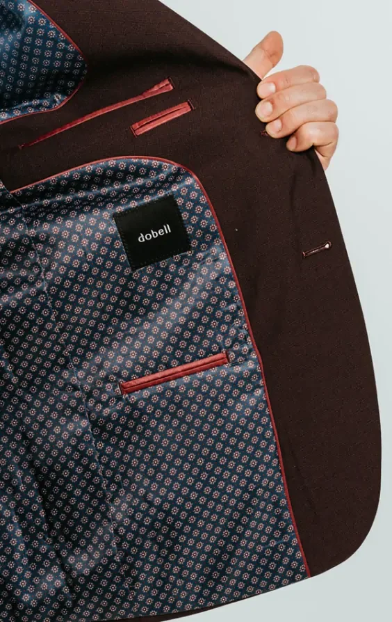 Burgundy Suit Jacket thumbnail 6