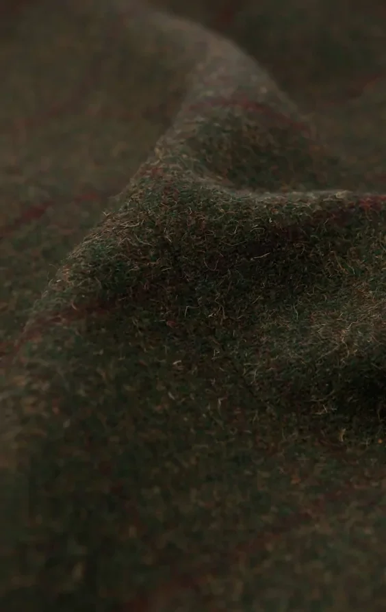 Green Windowpane Check Tweed Suit thumbnail 10