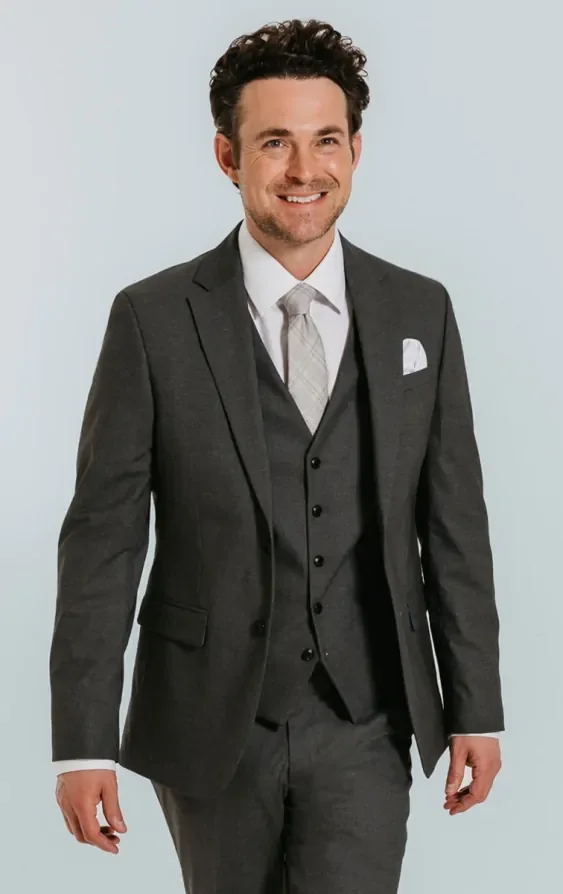 Grey 3 Piece Suit thumbnail 2