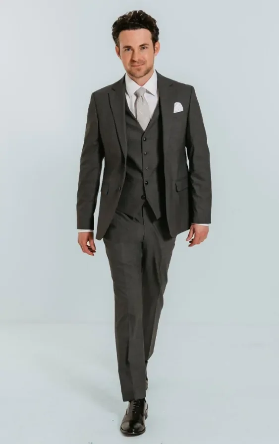 Grey 3 Piece Suit thumbnail 3