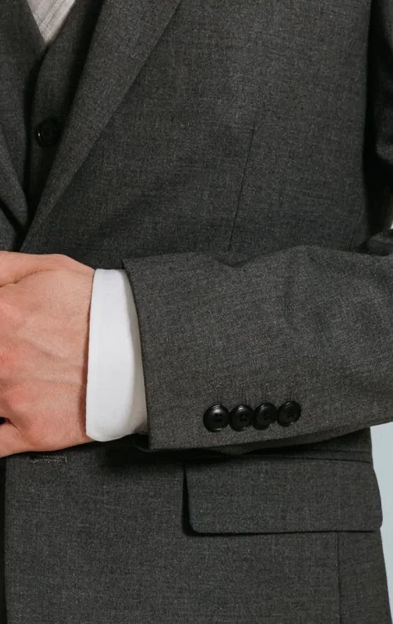 Grey 3 Piece Suit thumbnail 5