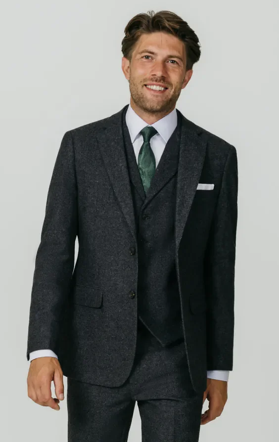 Grey Donegal Tweed 3 Piece Suit thumbnail 2