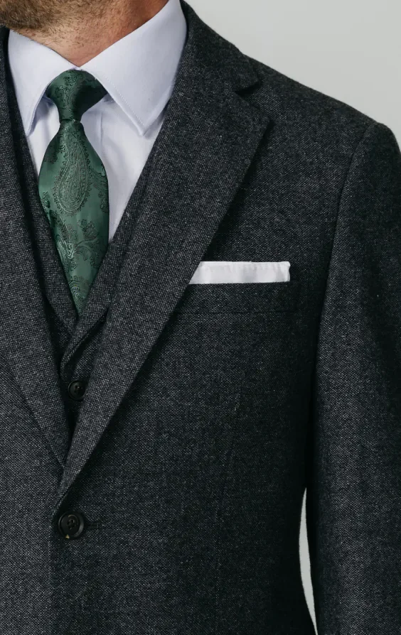 Grey Donegal Tweed 3 Piece Suit thumbnail 5