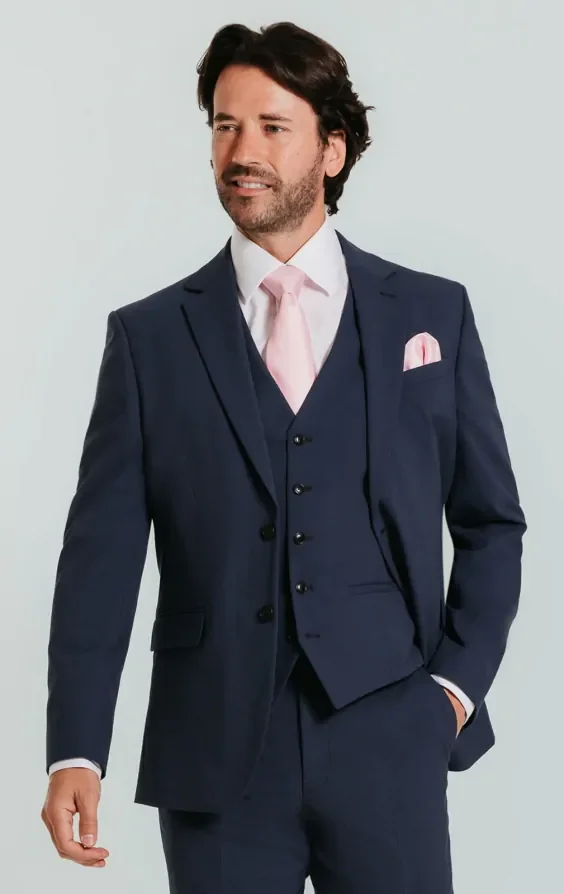 Mid Blue 3 Piece Suit thumbnail 2