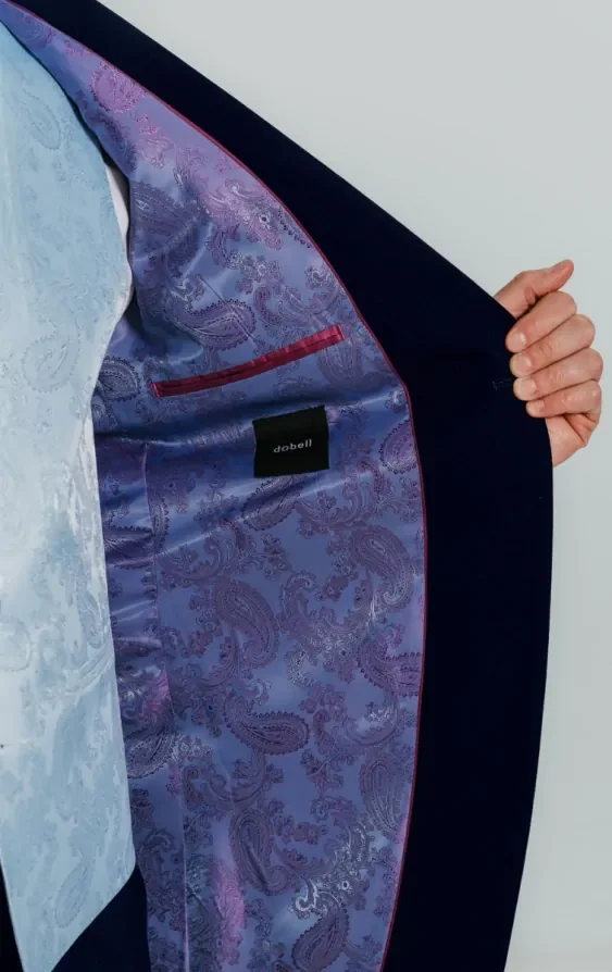 Navy Blue Morning Suit thumbnail 7