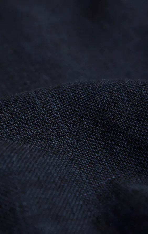 Navy Linen Suit Jacket thumbnail 7