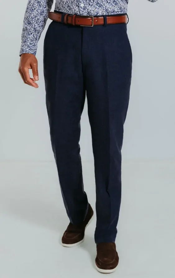 Navy Linen Suit thumbnail 8