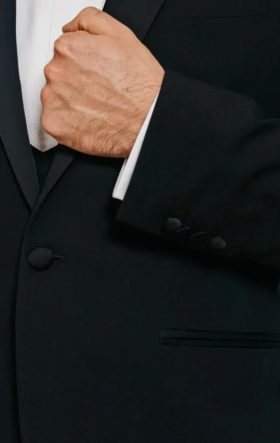 Navy Shawl Lapel 3 Piece Tuxedo thumbnail 5