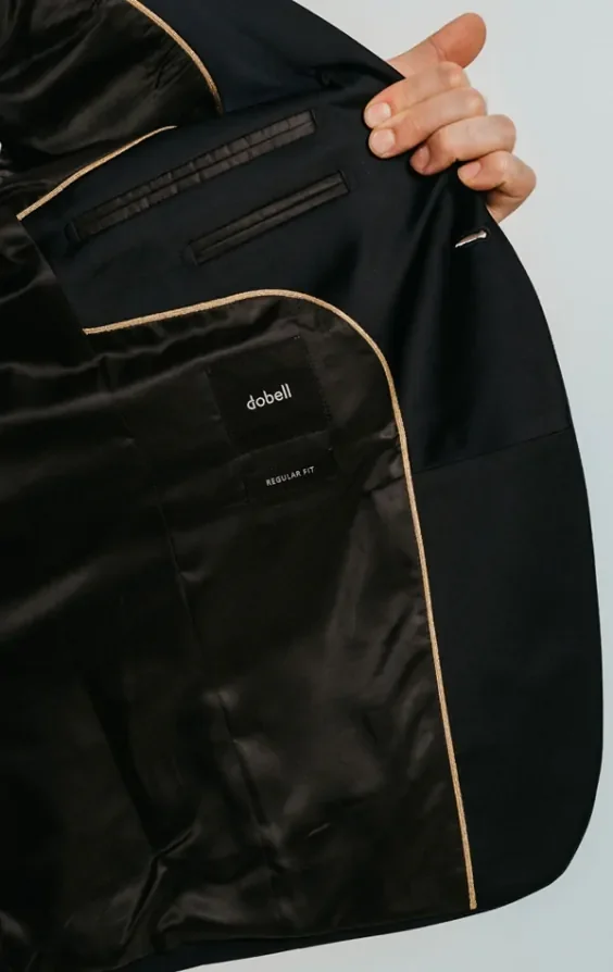 Navy Shawl Lapel 3 Piece Tuxedo thumbnail 7