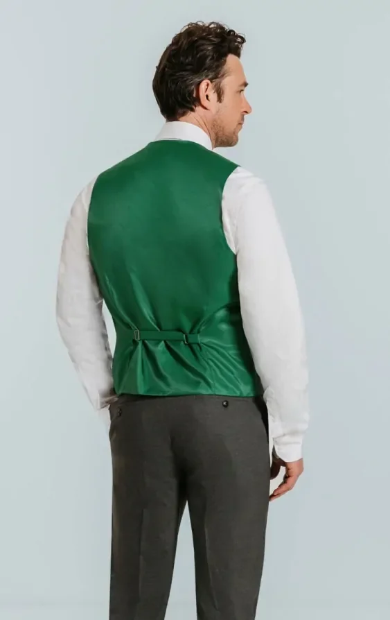 Racing Green Paisley Waistcoat thumbnail 5