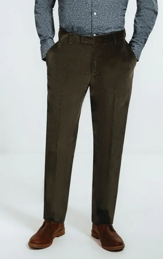 Double Breasted Green Corduroy Suit thumbnail 8