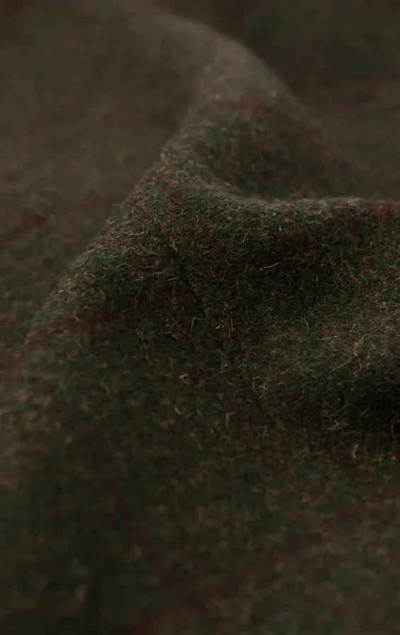 Double Breasted Green Windowpane Check Tweed 3 Piece Suit thumbnail 10