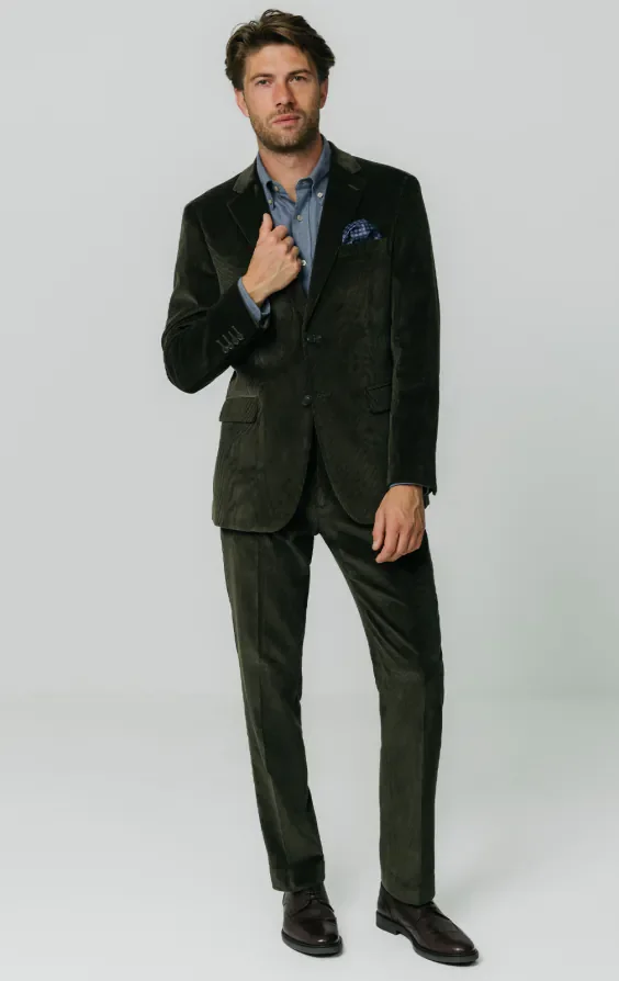 Green Corduroy Suit thumbnail 3