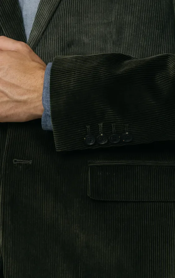 Green Corduroy Suit thumbnail 4