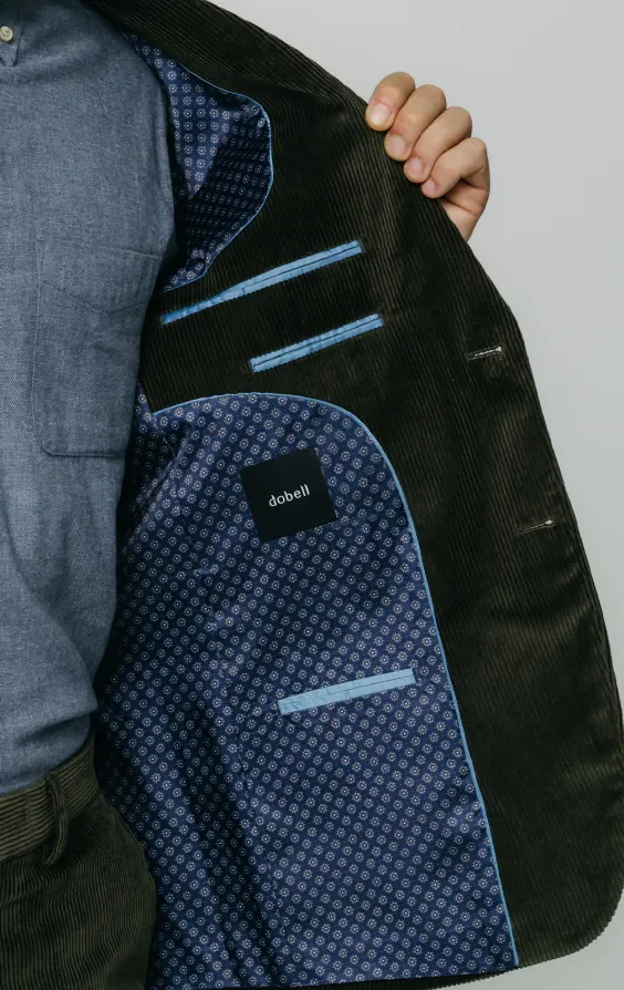 Green Corduroy Suit thumbnail 6