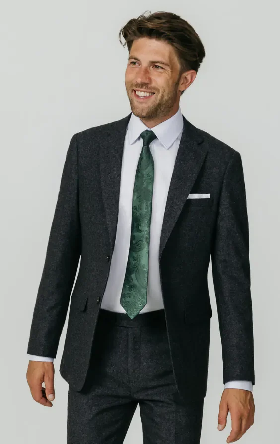 Grey Donegal Tweed Jacket thumbnail 2