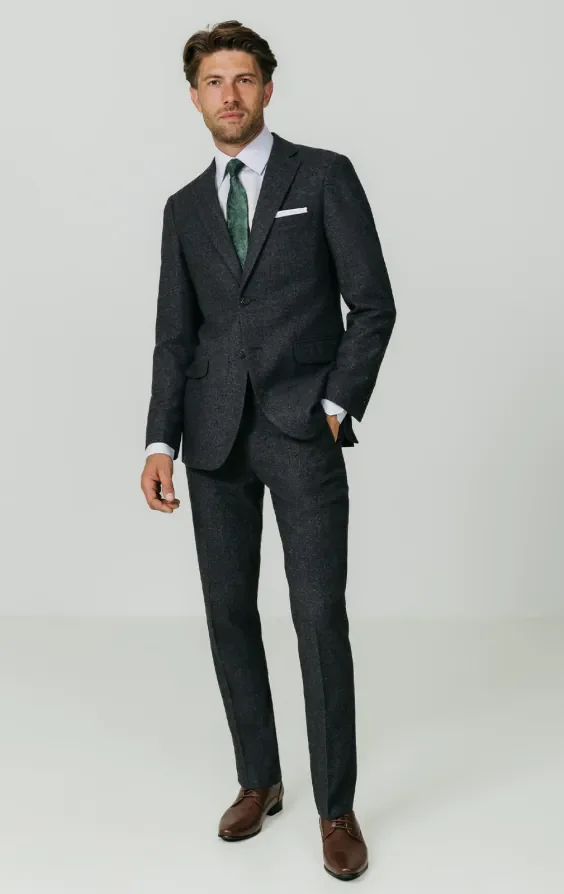 Grey Donegal Tweed Jacket thumbnail 3