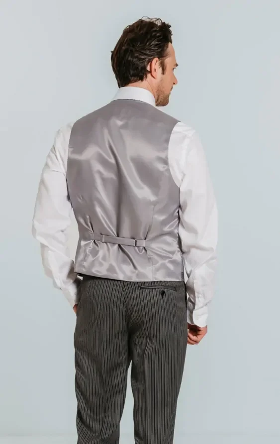 Grey Paisley Waistcoat thumbnail 5