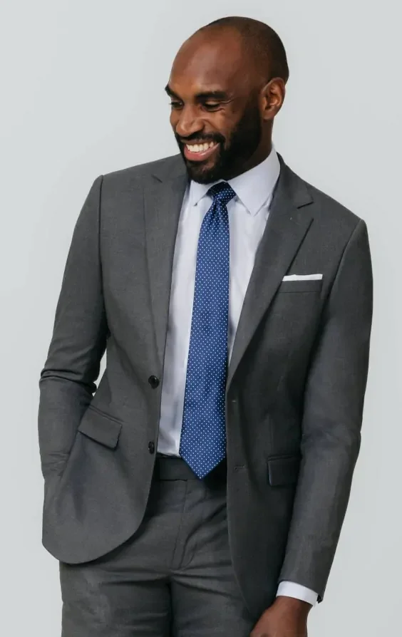 Grey Slim Fit Suit Jacket thumbnail 2