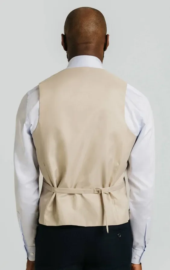 Heirloom Heritage Grey Check Waistcoat thumbnail 4