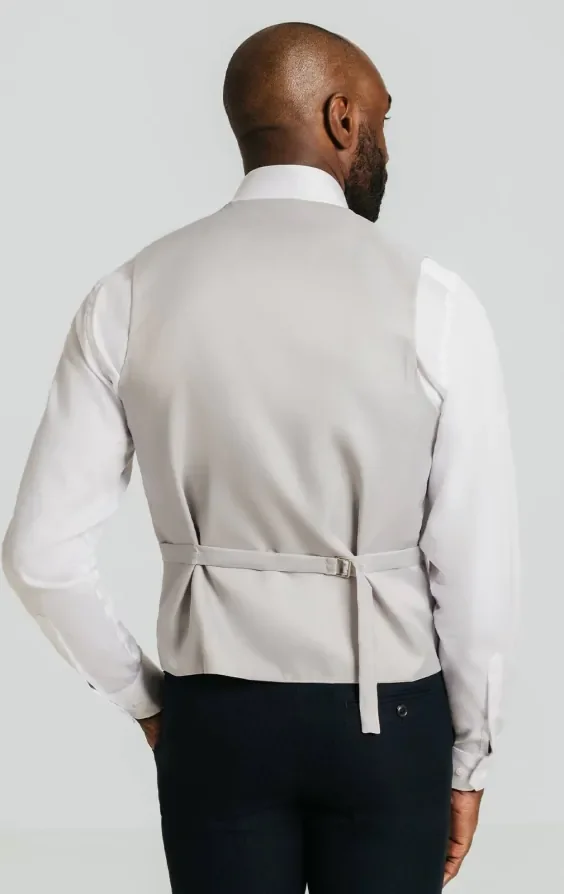 Heirloom Silver Stripe Waistcoat thumbnail 4