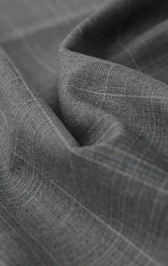 Light Grey Check Suit thumbnail 9