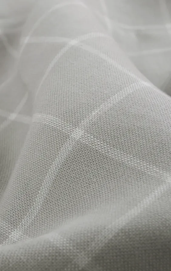 Light Grey Windowpane Check Linen Jacket thumbnail 8