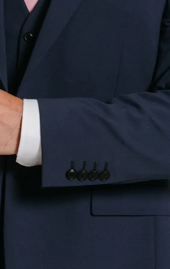 Mid Blue Suit Jacket thumbnail 4