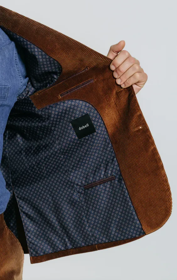 Mid Brown Corduroy Jacket thumbnail 6