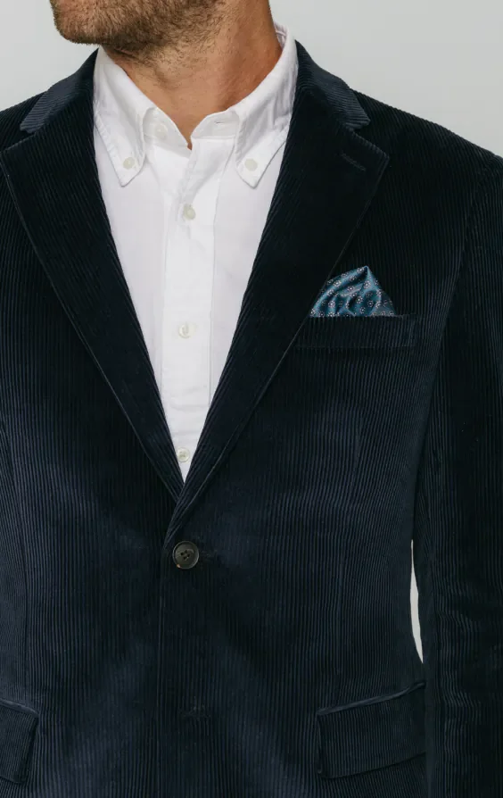 Navy Corduroy Suit thumbnail 5