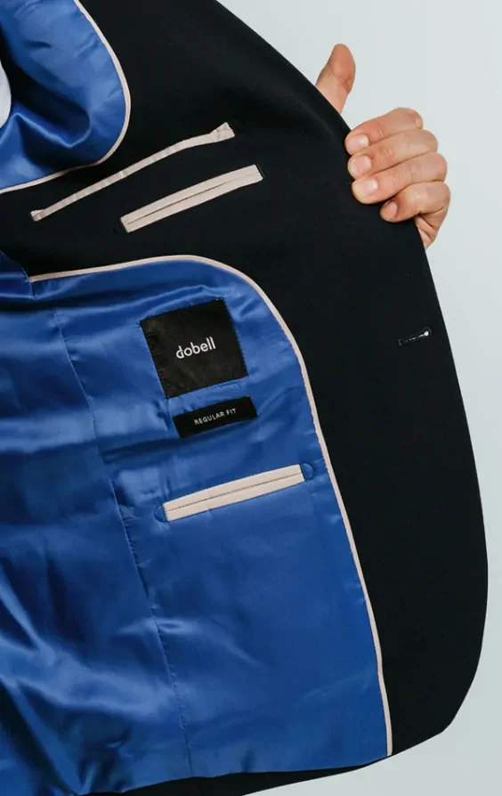 Navy Suit Jacket thumbnail 6