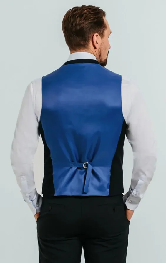 Navy Waistcoat thumbnail 4