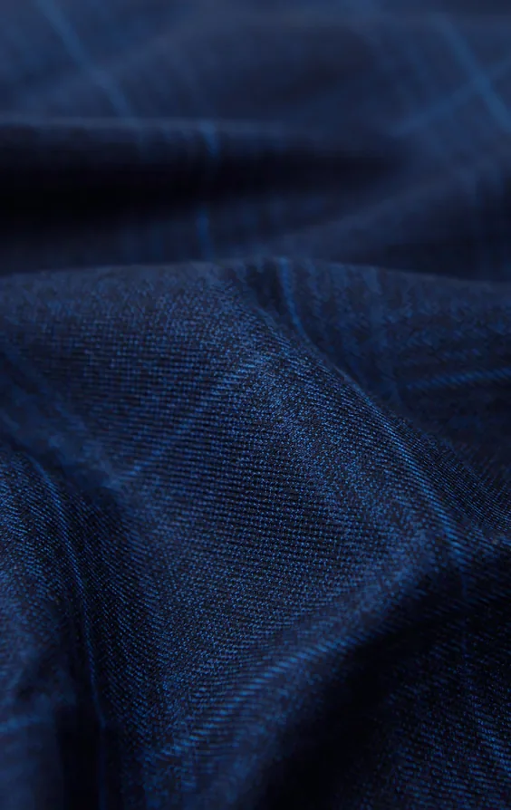 Navy with Blue Overcheck Suit Jacket thumbnail 7