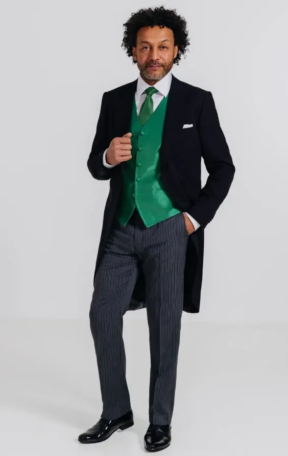 Racing Green Dupion Waistcoat thumbnail 3