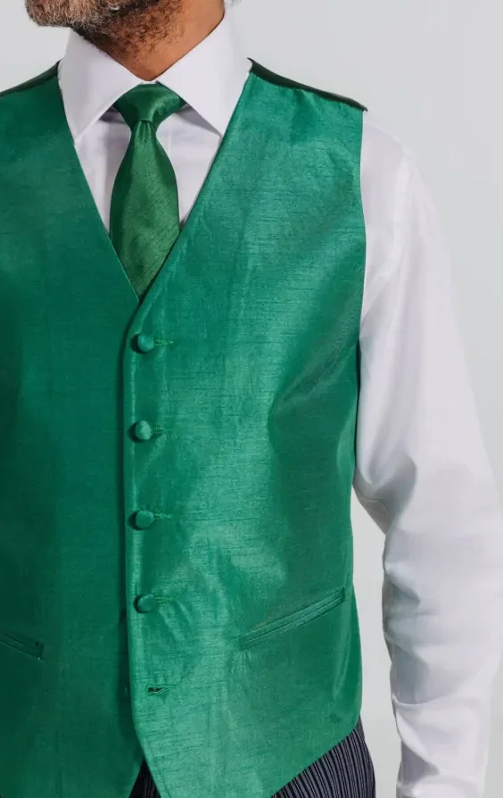 Racing Green Dupion Waistcoat thumbnail 4