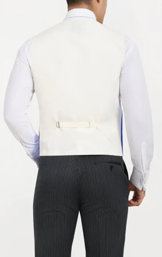 Royal Blue Morning Suit Waistcoat thumbnail 3