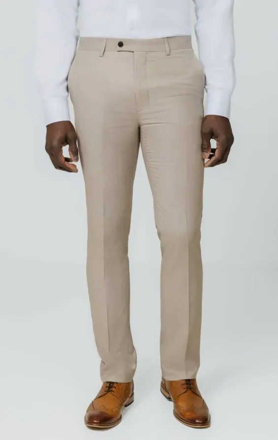 Stone Sharkskin Slim Fit Suit thumbnail 8