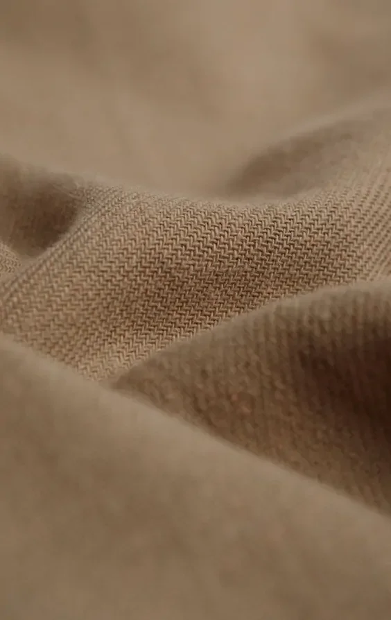 Tan Linen Twill Waistcoat thumbnail 6