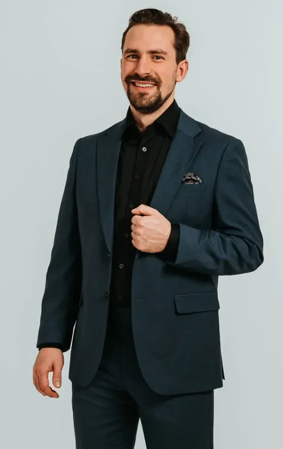 Teal Suit Jacket thumbnail 2