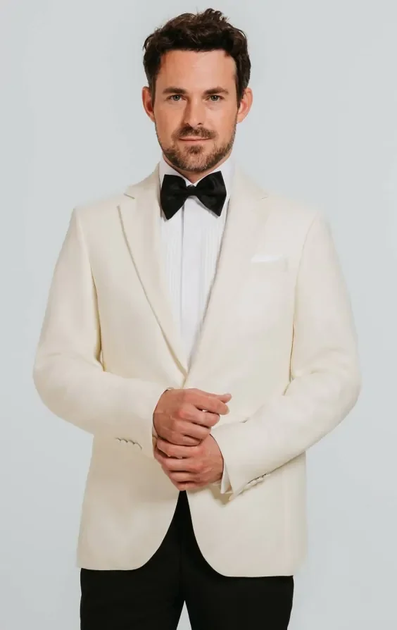 White Notch Lapel Tuxedo thumbnail 2