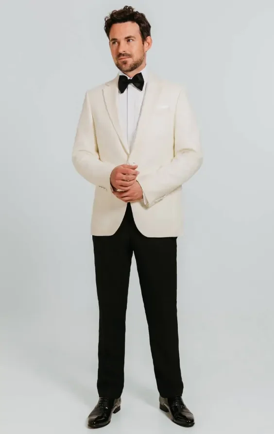White Notch Lapel Tuxedo thumbnail 3