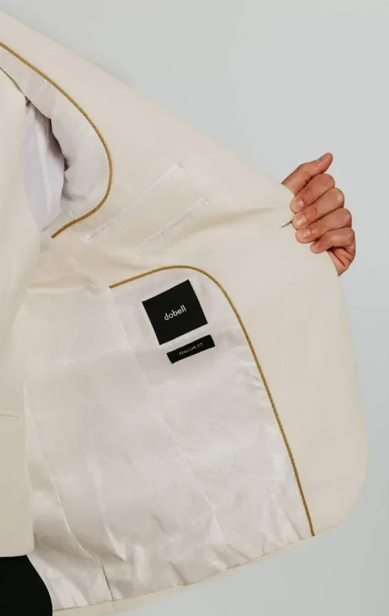 White Notch Lapel Tuxedo thumbnail 7