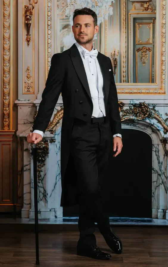White Tie 2 Piece Suit thumbnail 3