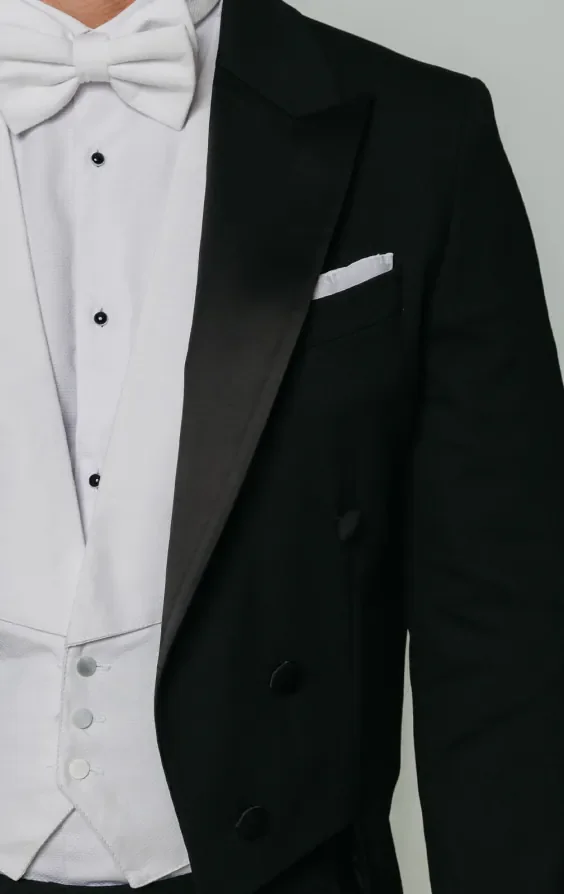 White Tie 2 Piece Suit thumbnail 5