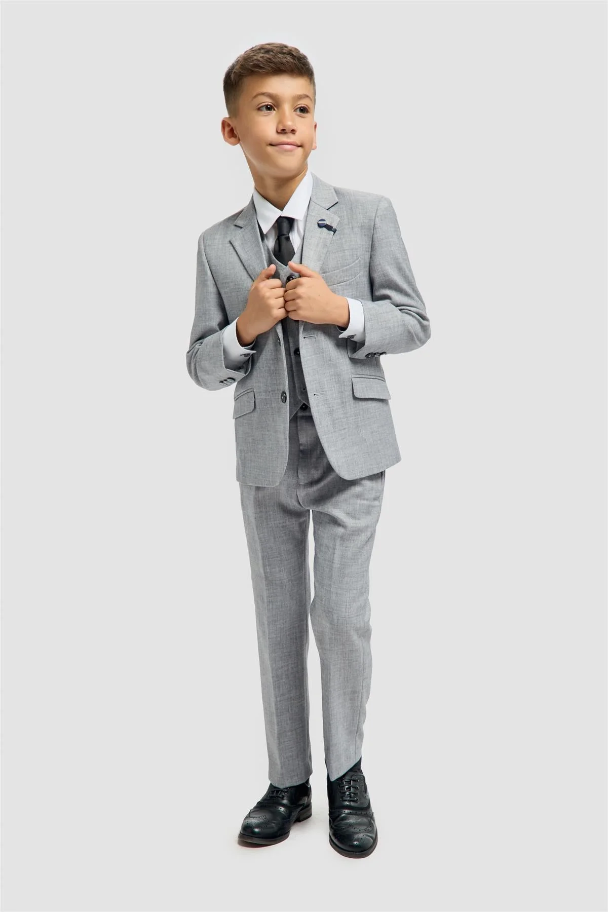 Boys Malibu Grey Suit thumbnail 2