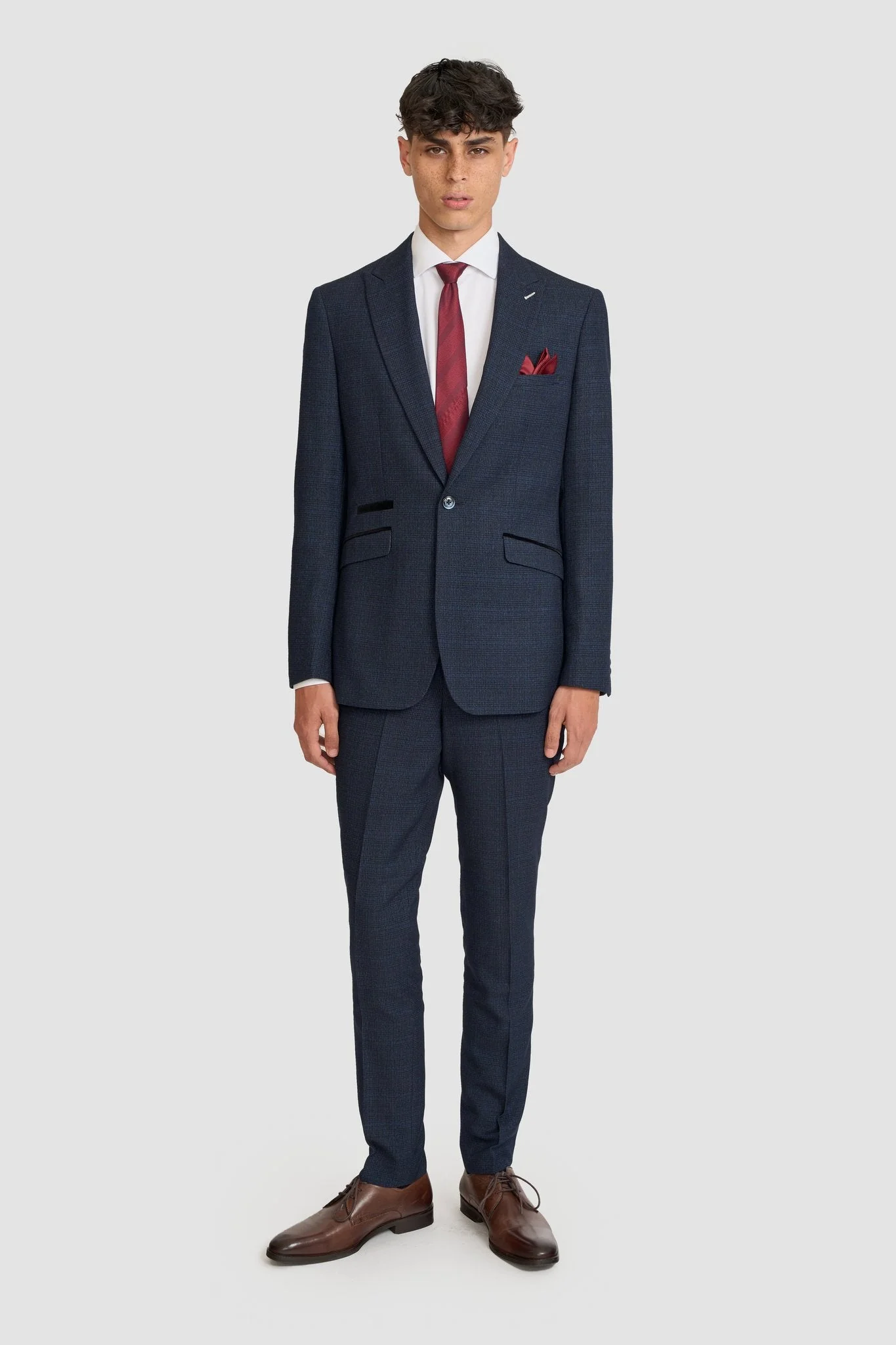 Caridi Navy Prom Suit thumbnail 2