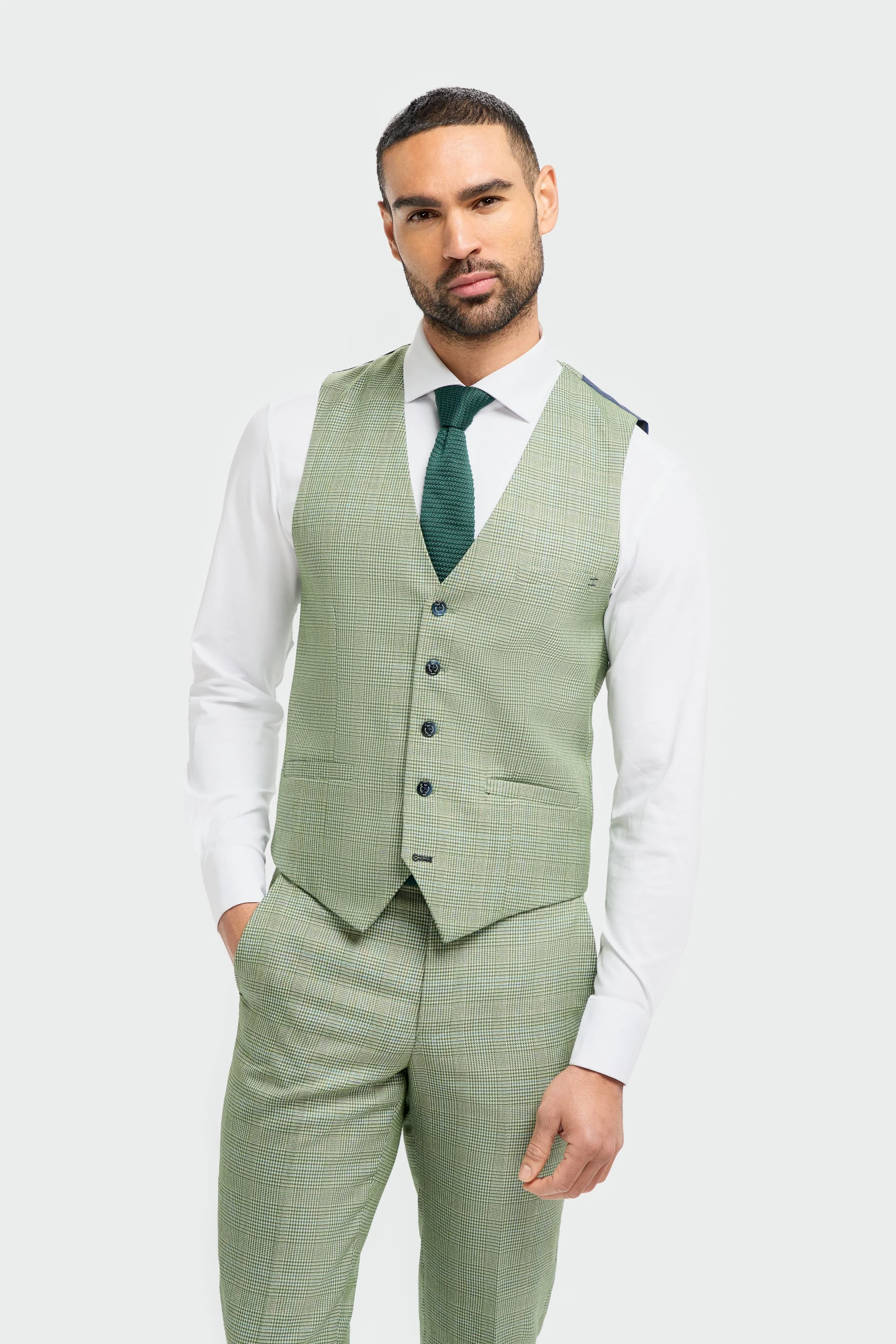 Caridi Waistcoat Sage thumbnail 2