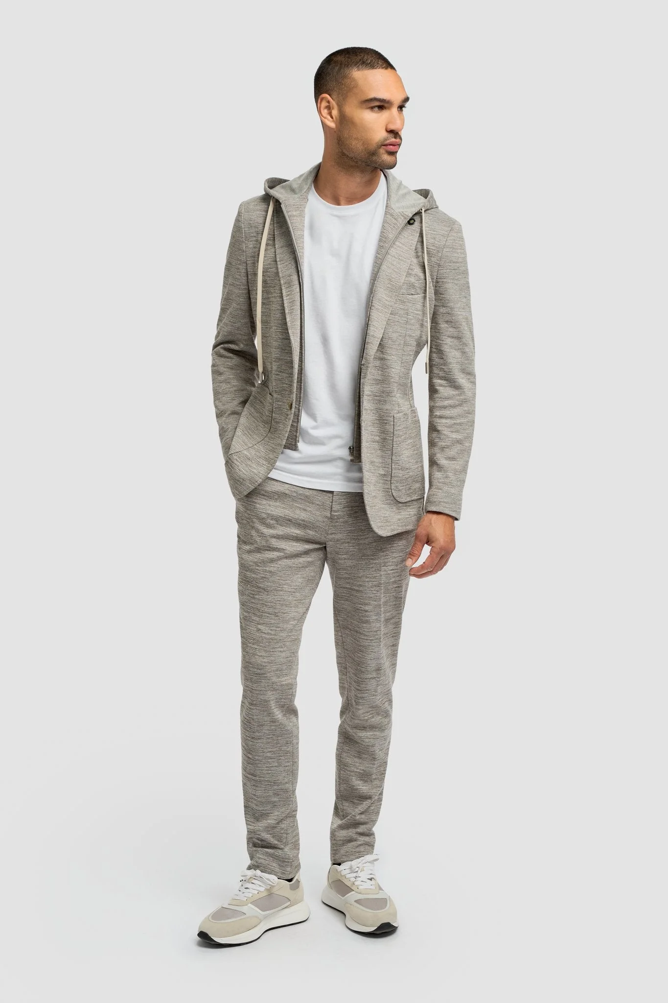 Columbus Taupe Two Piece Suit thumbnail 2