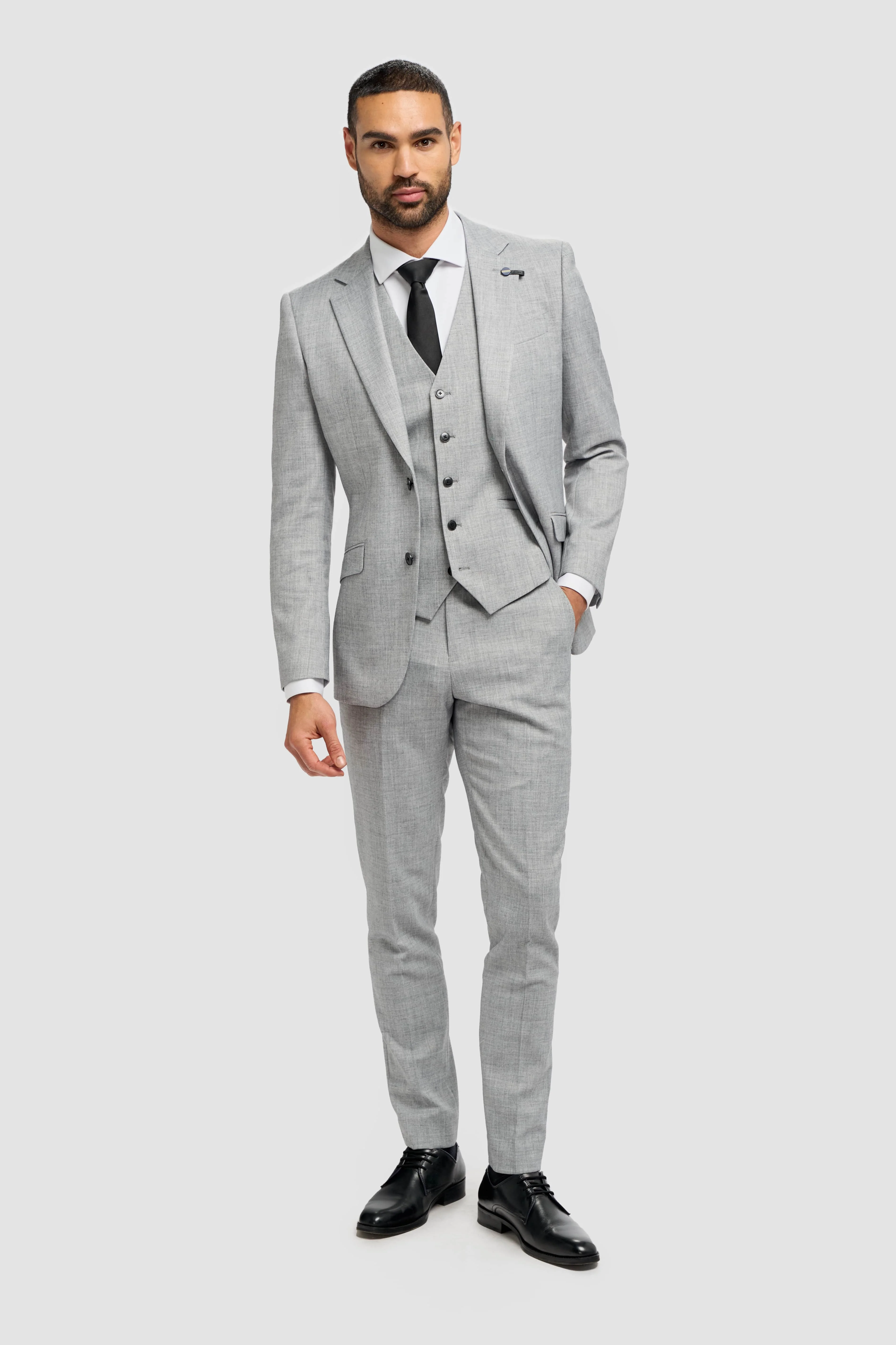 Malibu Grey Three Piece Suit thumbnail 2